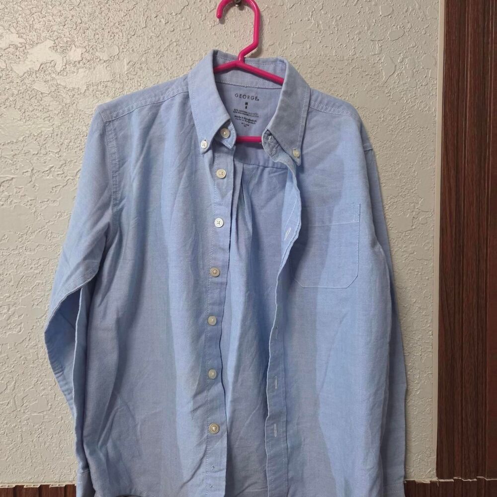 George Men's Blue Shirt